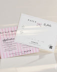 Press - On Nails Backing Card Card Canva Template | Brit - Trendy Fox Studio