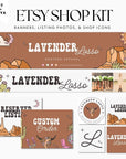 Etsy Shop Kit Canva Template | Etsy Banner, Listing Photos, Icon | Western Desert | Nash - Trendy Fox Studio
