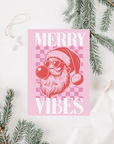 Christmas Business Thank You Card Canva Template | Retro Merry Vibes - Trendy Fox Studio