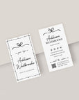Business Card Canva Template | Whimsical Coquette | Thea