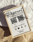 Scan to Pay 2 QR Code Sign, Accepted Payments Sign Canva Template | Modern Boho | Inez - Trendy Fox Studio