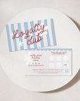 Loyalty Stamp Card Canva Template | Preppy Cottagecore | Margot - Trendy Fox Studio