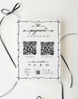 Scan to Pay Sign Canva Template | 2 QR Code | Whimsical Coquette | Thea - Trendy Fox Studio