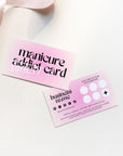 Loyalty Card Salon Canva Template | Aesthetic Discount Card for Nails, Salon, or Beauty Business | Opal - Trendy Fox Studio