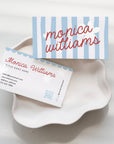 Business Card Canva Template | Preppy Cottagecore | Margot - Trendy Fox Studio