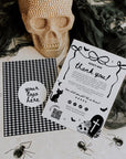 Halloween Business Thank You Card with QR Code Canva Template | Girly Whimsical - Trendy Fox Studio