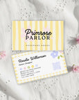 Business Card Canva Template | Preppy Cottagecore | Yara - Trendy Fox Studio