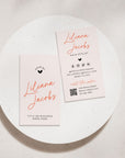 Hair Stylist Business Card Canva Template with QR Code | Elegant Boho | Inez - Trendy Fox Studio