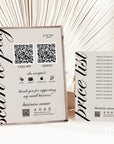 Scan to Pay Sign & Price List Sign | 2 QR Code | Canva Template | Wynn - Trendy Fox Studio