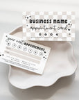 Appointment Reminder Card Canva Template | Cute Retro | Millie - Trendy Fox Studio