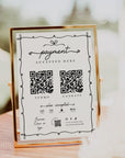 Scan to Pay Sign Canva Template | 2 QR Code | Whimsical Coquette | Thea - Trendy Fox Studio