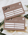 Gift Certificate Canva Template | Modern Editorial Postcard | Lyra - Trendy Fox Studio