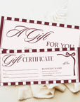 Gift Certificate Canva Template | Old Money Style | Lorna - Trendy Fox Studio