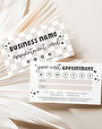 Appointment Reminder Card Canva Template | Cute Retro | Millie - Trendy Fox Studio