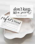 Refer A Friend Discount Card Canva Template | Modern Boho | Inez - Trendy Fox Studio