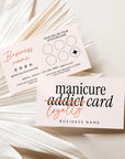 Loyalty Card Canva Template | Rewards Card for Nails, Salon, or Beauty Business | Inez - Trendy Fox Studio