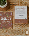 Business Thank You Card Canva Template | Retro Western Desert | Nash - Trendy Fox Studio
