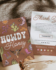Business Thank You Card Canva Template | Retro Western Desert | Nash - Trendy Fox Studio