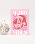 Christmas Business Thank You Card Canva Template | Retro Merry Vibes