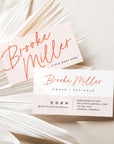 Business Card Canva Template | Elegant Boho | Inez - Trendy Fox Studio