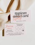 Loyalty Card Canva Template | Rewards Card for Nails, Salon, or Beauty Business | Inez - Trendy Fox Studio