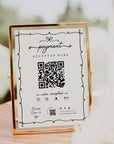 Scan to Pay Sign Canva Template | 1 QR Code | Whimsical Coquette | Thea - Trendy Fox Studio