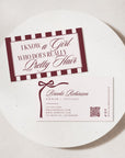 Business Card with QR Code Canva Template | Hair Stylist | Elegant Old Money Style | Lorna - Trendy Fox Studio