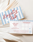 Loyalty Stamp Card Canva Template | Preppy Cottagecore | Margot - Trendy Fox Studio