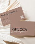Business Card Canva Template | Modern Editorial | Lyra - Trendy Fox Studio