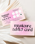 Loyalty Card Salon Canva Template | Aesthetic Discount Card for Nails, Salon, or Beauty Business | Opal - Trendy Fox Studio