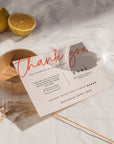 Business Thank You Card Canva Template | Elegant Boho | Inez - Trendy Fox Studio