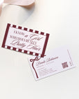 Business Card with QR Code Canva Template | Hair Stylist | Elegant Old Money Style | Lorna - Trendy Fox Studio