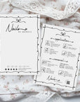 Press On Backing Card Canva Template | Whimsical Coquette | Thea - Trendy Fox Studio