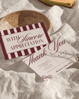 Business Thank You Card Canva Template | Elegant Old Money Style | Lorna - Trendy Fox Studio