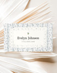 Business Card Canva Template with QR Code | Cottagecore Shabby Chic | Aubrie - Trendy Fox Studio