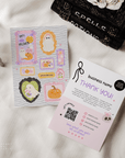 Halloween Business Thank You Card Canva Template | Pastel Pink Coquette Frames - Trendy Fox Studio