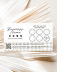Loyalty Card Canva Template | QR Code | Cottagecore Gingham | Lula - Trendy Fox Studio