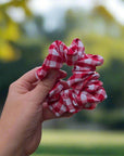 Hair Scrunchie | Red Gingham - Trendy Fox Studio