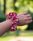 Hair Scrunchie | Red Gingham - Trendy Fox Studio