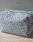 Carry - All Boxy Pouch | Vintage Blue Floral - Trendy Fox Studio