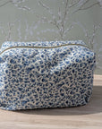 Carry - All Boxy Pouch | Vintage Blue Floral - Trendy Fox Studio