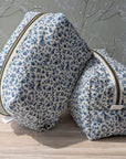 Carry - All Boxy Pouch | Vintage Blue Floral - Trendy Fox Studio