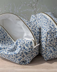 Carry - All Boxy Pouch | Vintage Blue Floral - Trendy Fox Studio