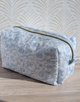 Carry - All Boxy Pouch | Blue Chinoiserie - Trendy Fox Studio