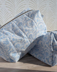 Carry - All Boxy Pouch | Blue Chinoiserie - Trendy Fox Studio