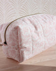 Carry - All Boxy Pouch | Pink Chinoiserie - Trendy Fox Studio