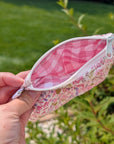 Mini Wallet | Ditzy Pink Floral - Trendy Fox Studio