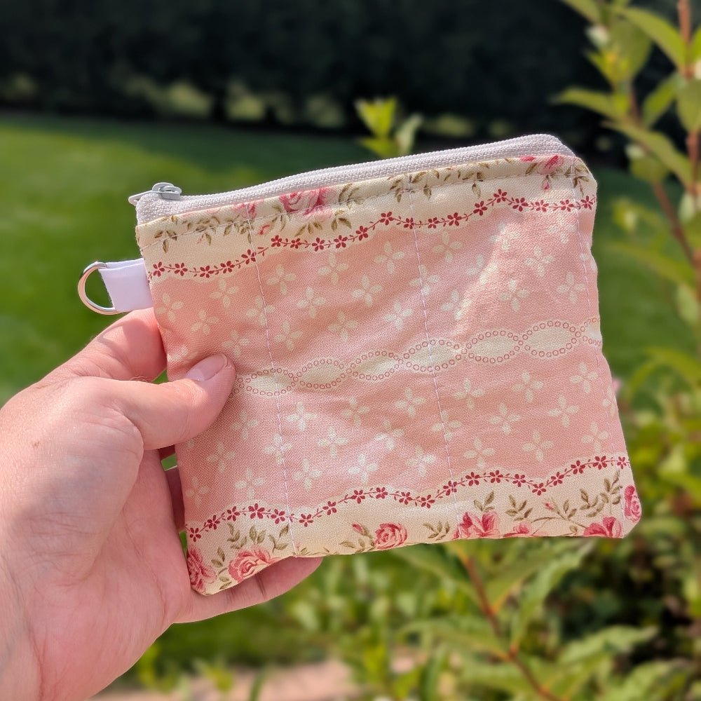 Mini Wallet | Vintage Rose - Trendy Fox Studio