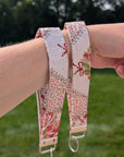 Wristlet Keychain | Vintage Rose & Sage Patchwork - Trendy Fox Studio