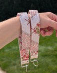 Wristlet Keychain | Vintage Rose & Sage Patchwork - Trendy Fox Studio